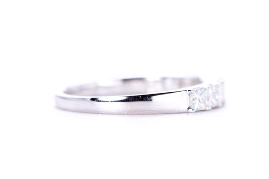 Princess Cut Diamond Band