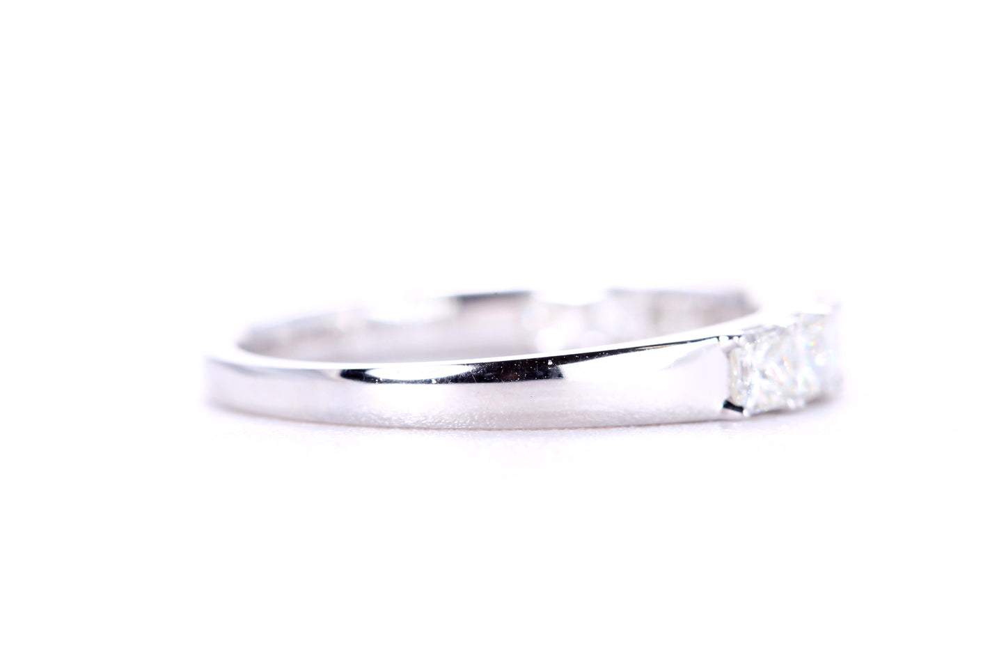 Princess Cut Diamond Band