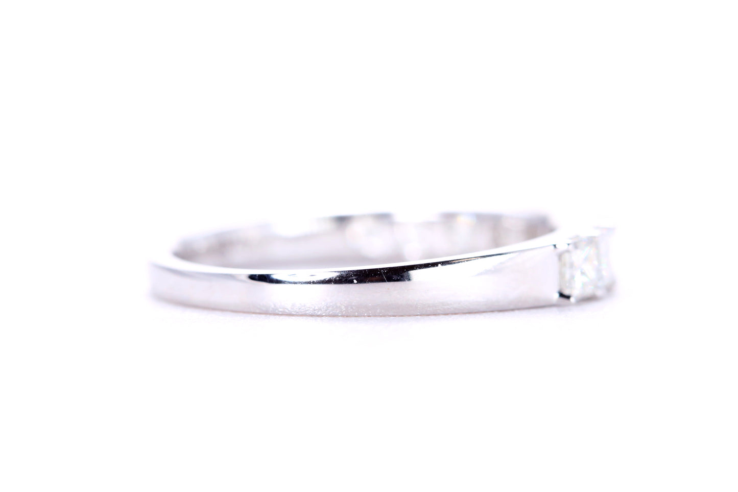 Princess Cut Diamond Band