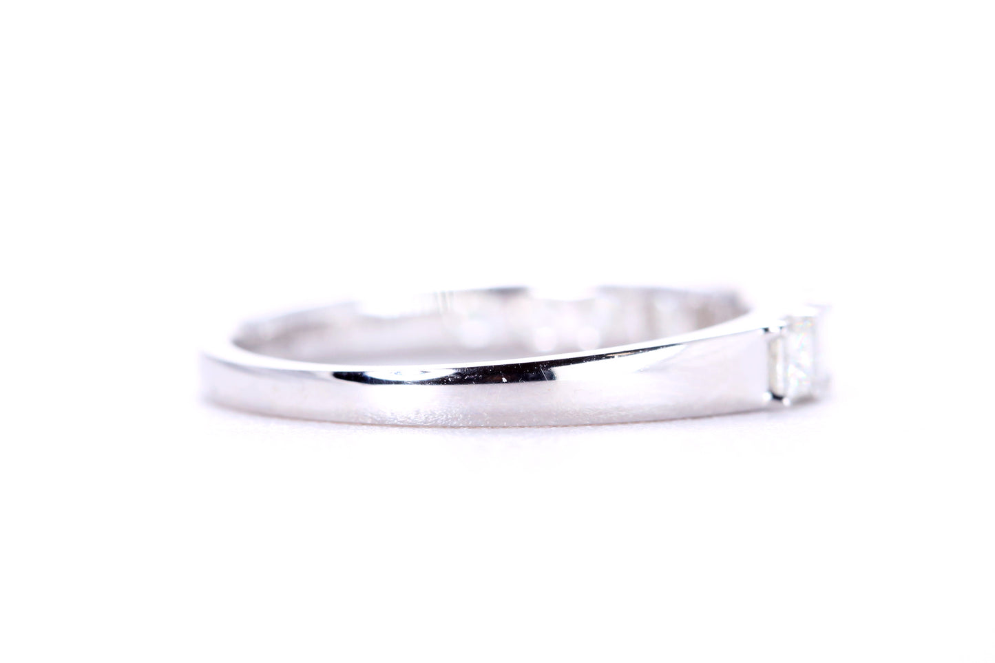 Princess Cut Diamond Band