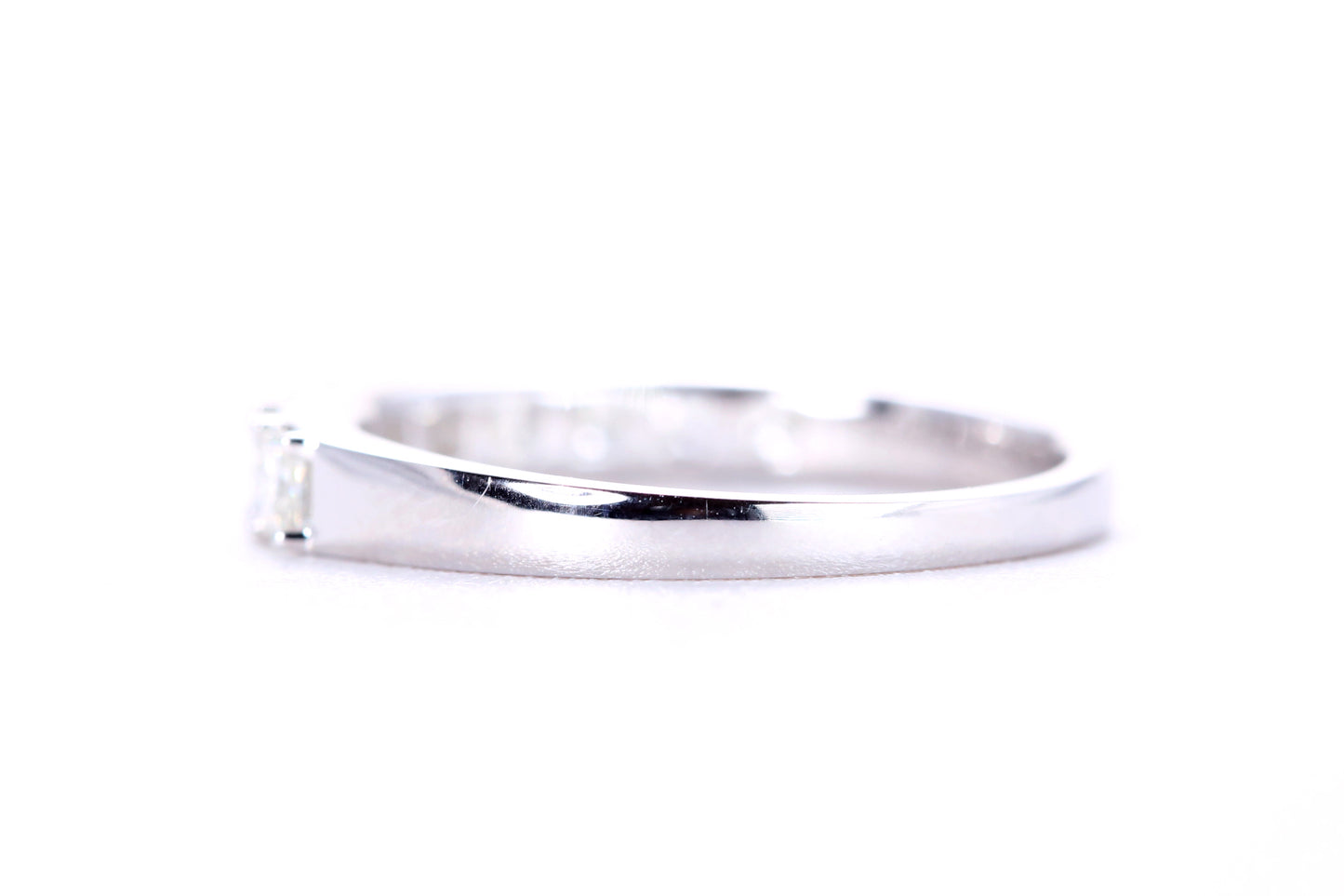 Princess Cut Diamond Band