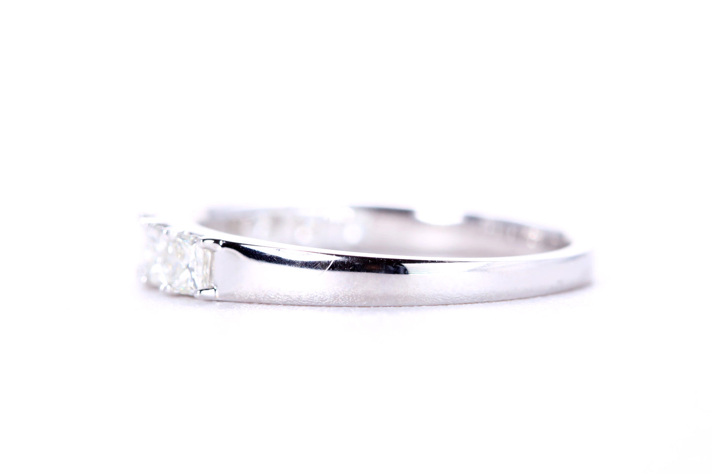 Princess Cut Diamond Band