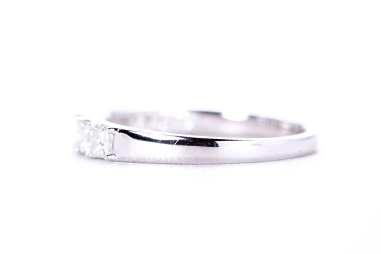 Princess Cut Diamond Band
