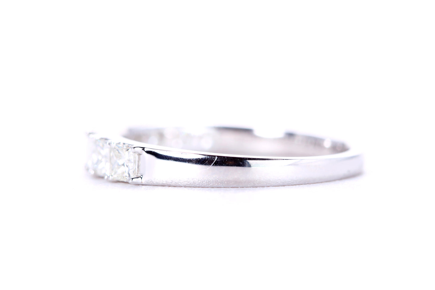 Princess Cut Diamond Band