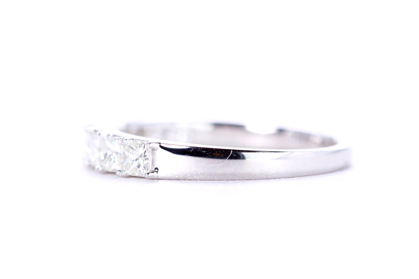 Princess Cut Diamond Band