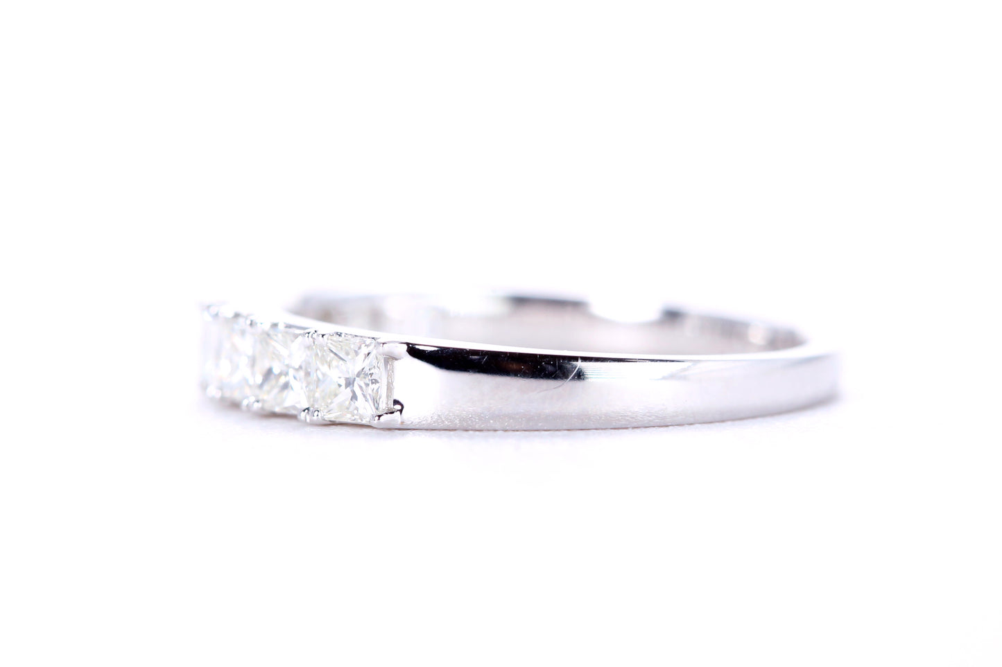 Princess Cut Diamond Band