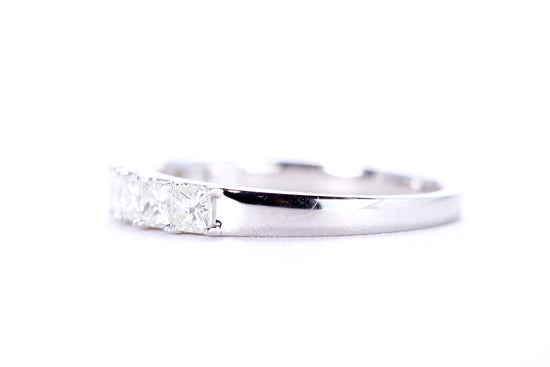 Princess Cut Diamond Band