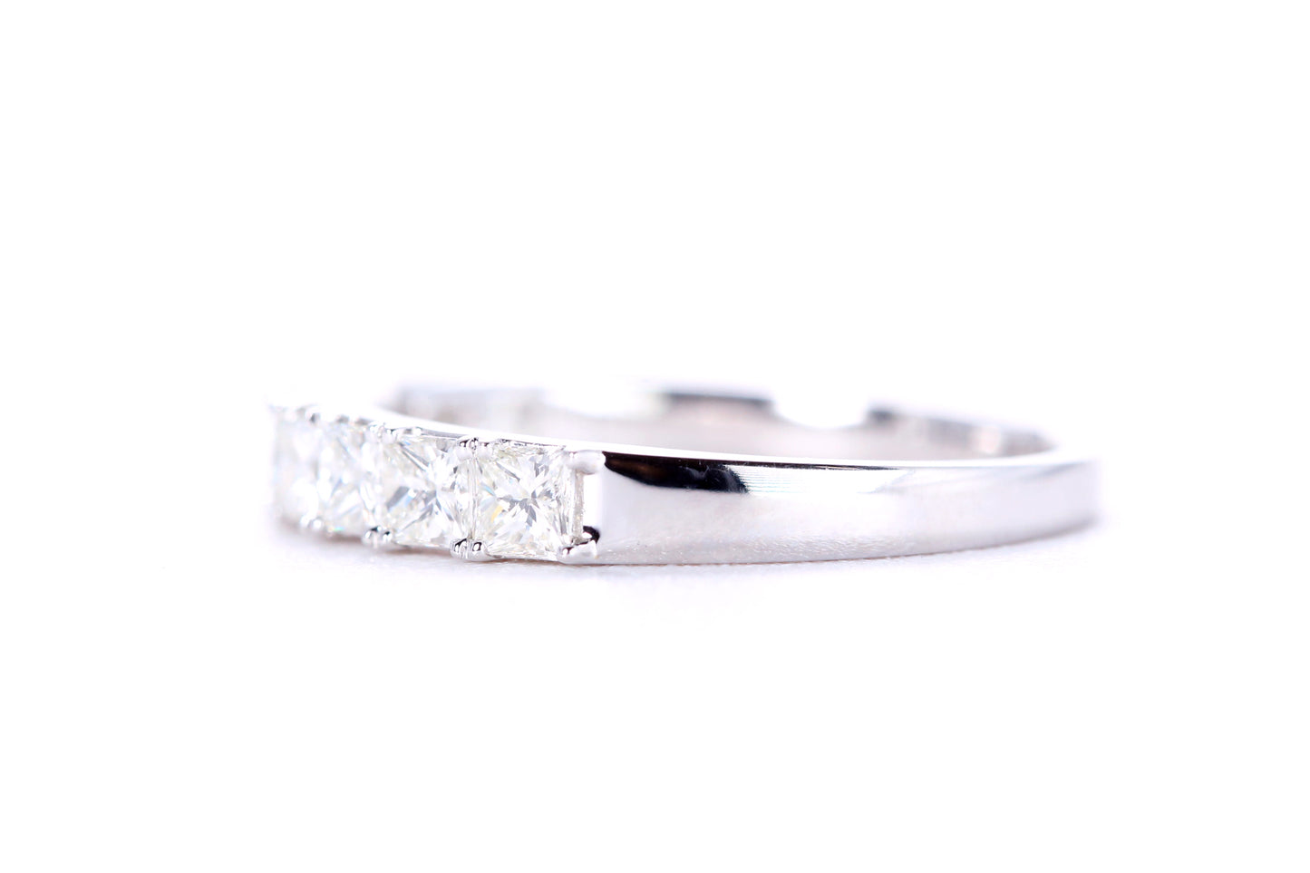 Princess Cut Diamond Band