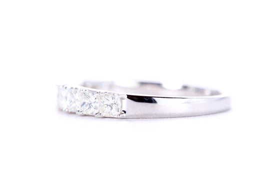 Princess Cut Diamond Band