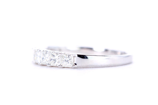 Princess Cut Diamond Band
