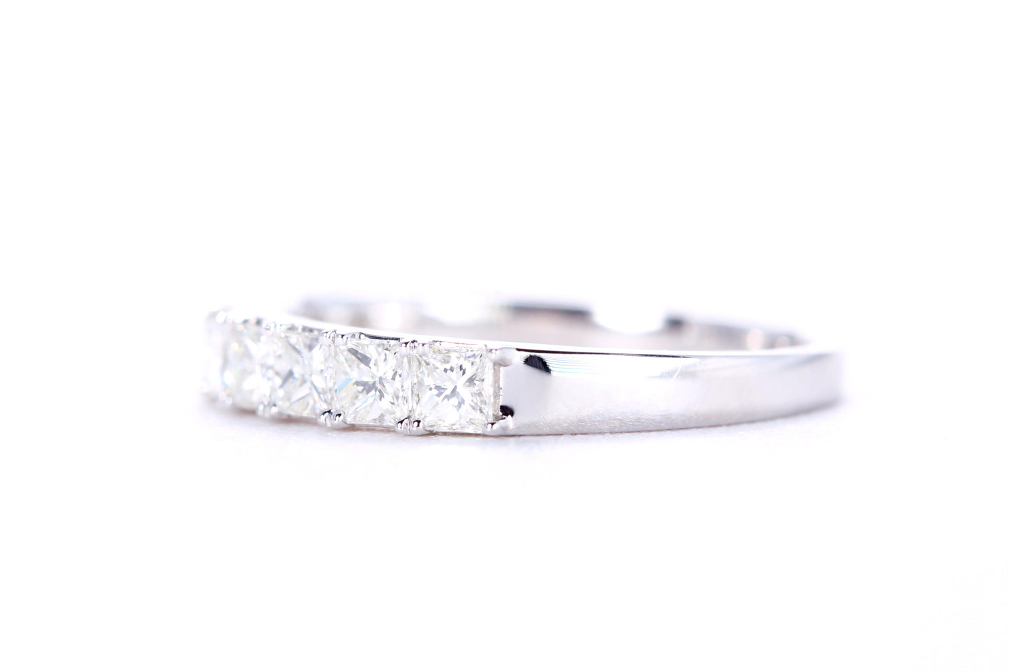 Princess Cut Diamond Band