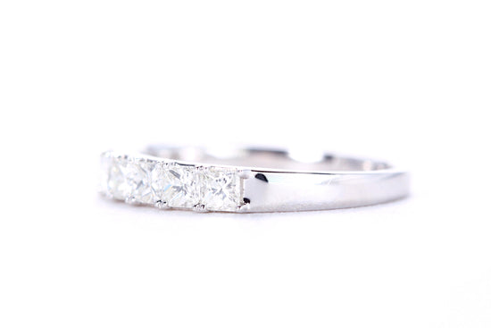 Princess Cut Diamond Band