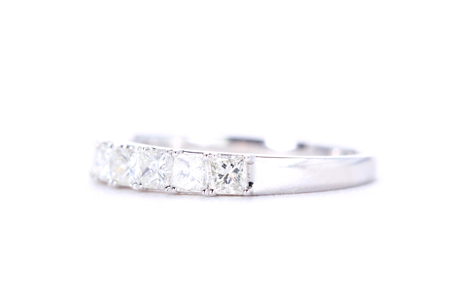 Princess Cut Diamond Band
