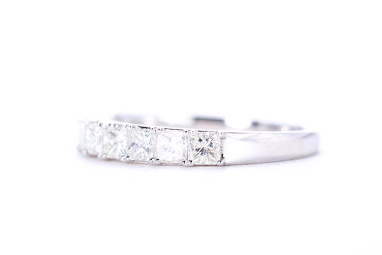 Princess Cut Diamond Band