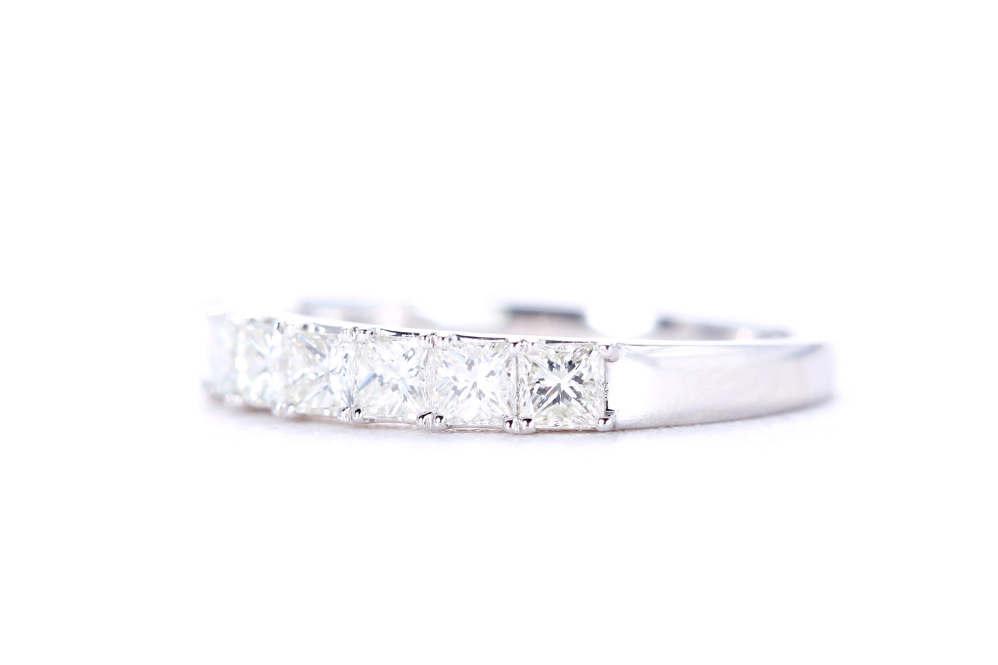 Princess Cut Diamond Band
