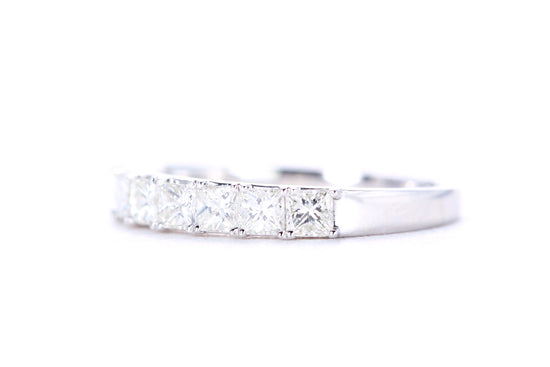 Princess Cut Diamond Band