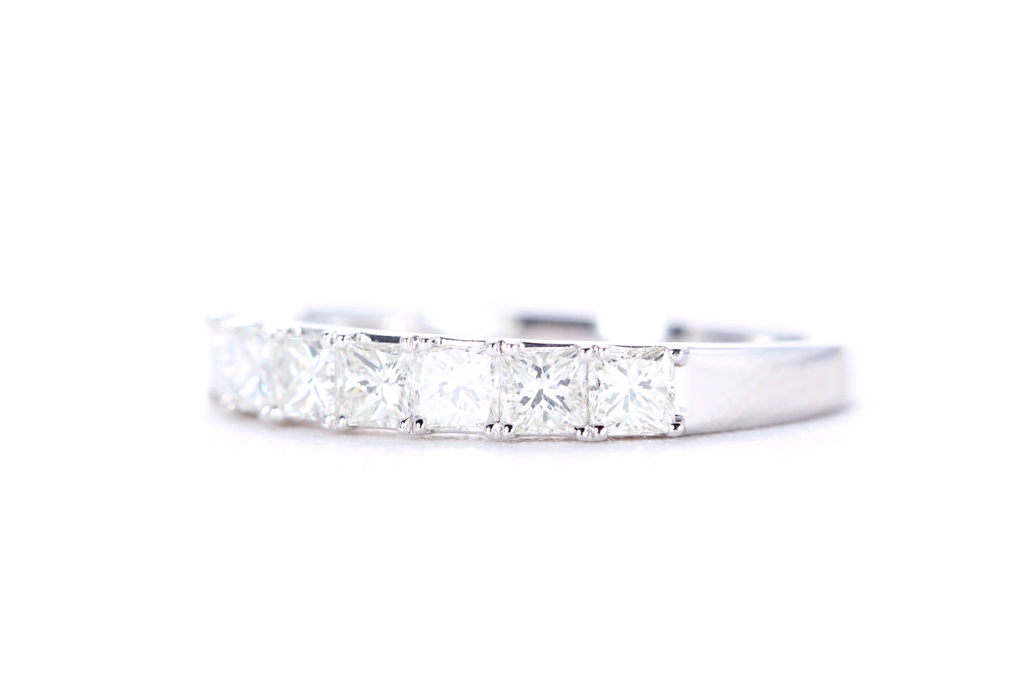 Princess Cut Diamond Band