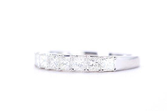 Princess Cut Diamond Band