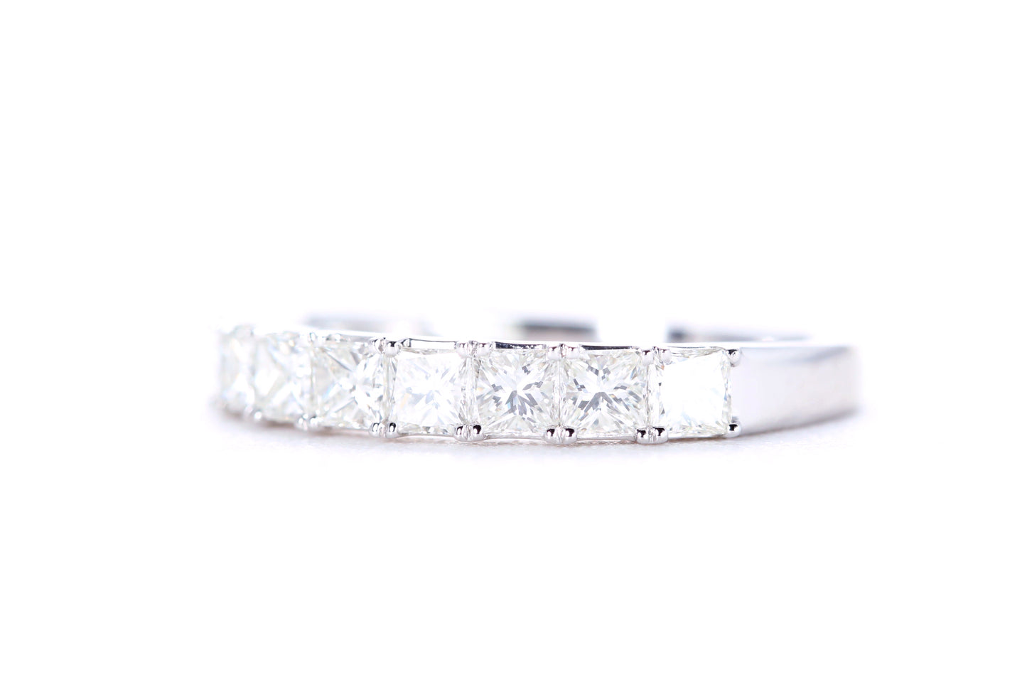 Princess Cut Diamond Band