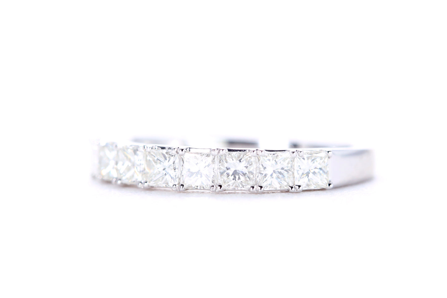 Princess Cut Diamond Band