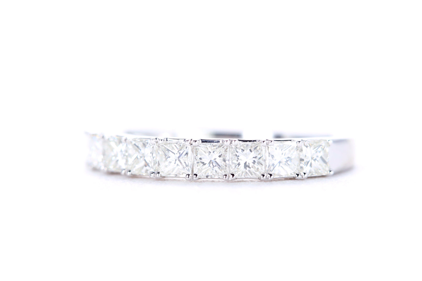 Princess Cut Diamond Band