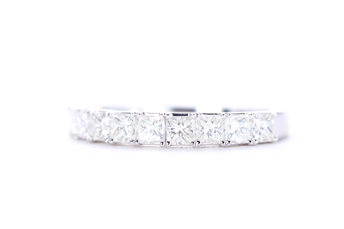 Princess Cut Diamond Band