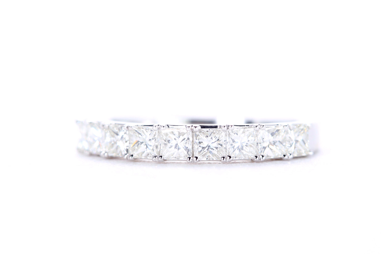 Princess Cut Diamond Band