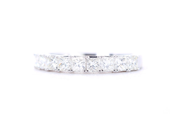 Princess Cut Diamond Band
