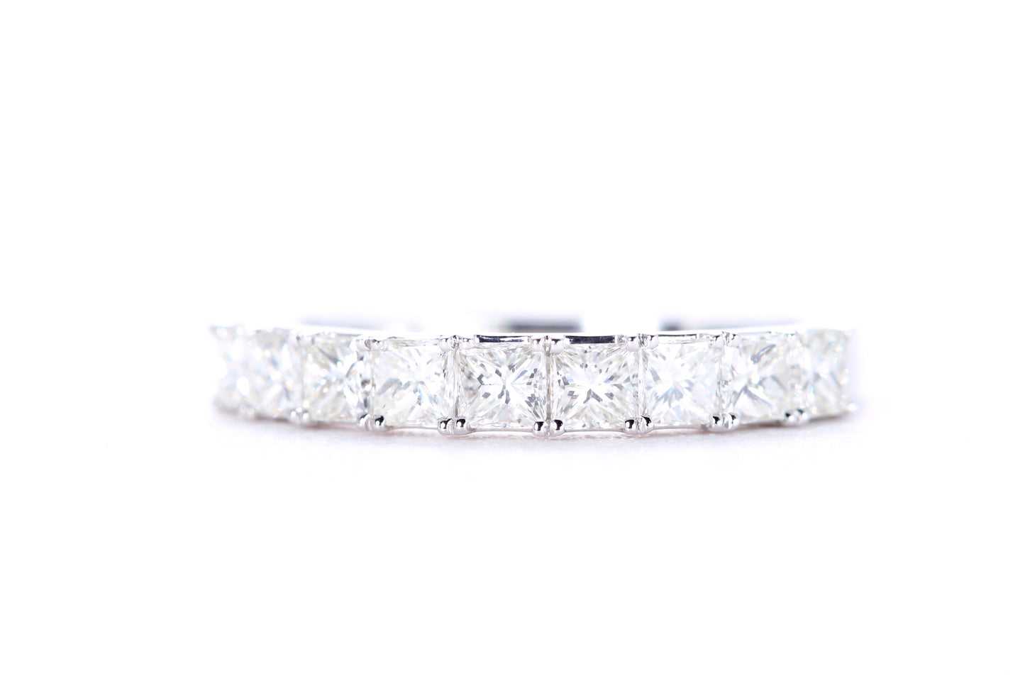 Princess Cut Diamond Band