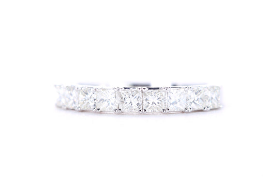 Princess Cut Diamond Band