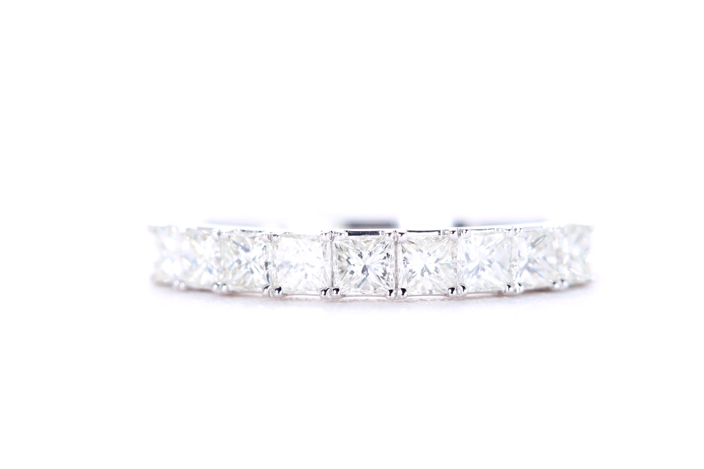 Princess Cut Diamond Band