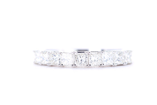 Princess Cut Diamond Band