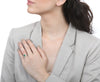 Jadeite and Diamond Halo Ring