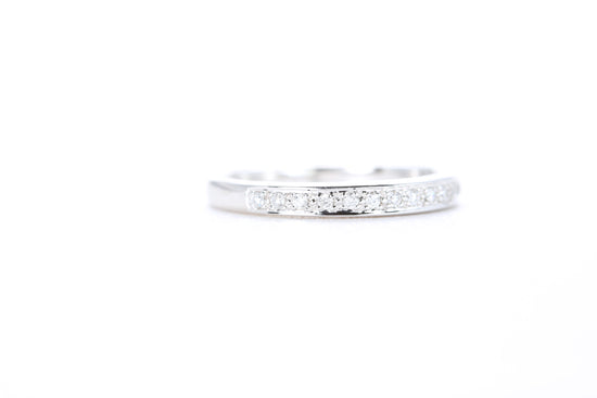 Single Row Pavé Diamond Ring 1/10 Carat