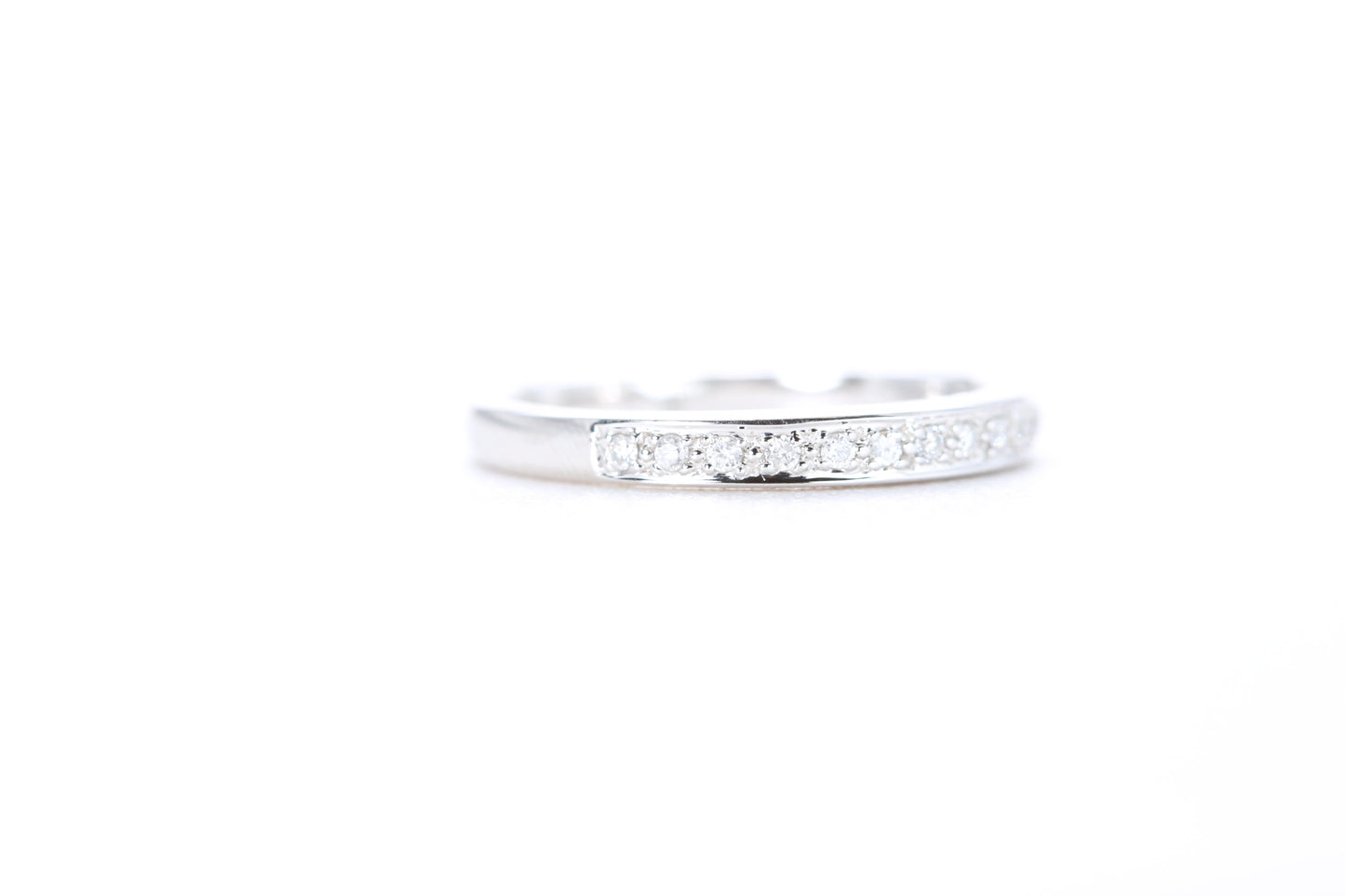 Single Row Pavé Diamond Ring 1/10 Carat