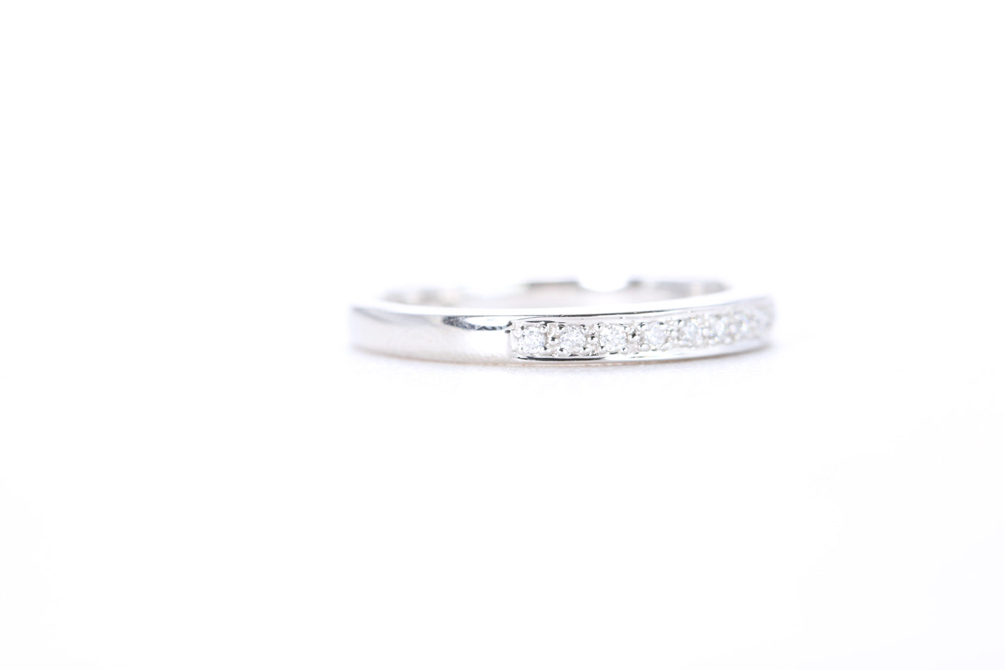Single Row Pavé Diamond Ring 1/10 Carat