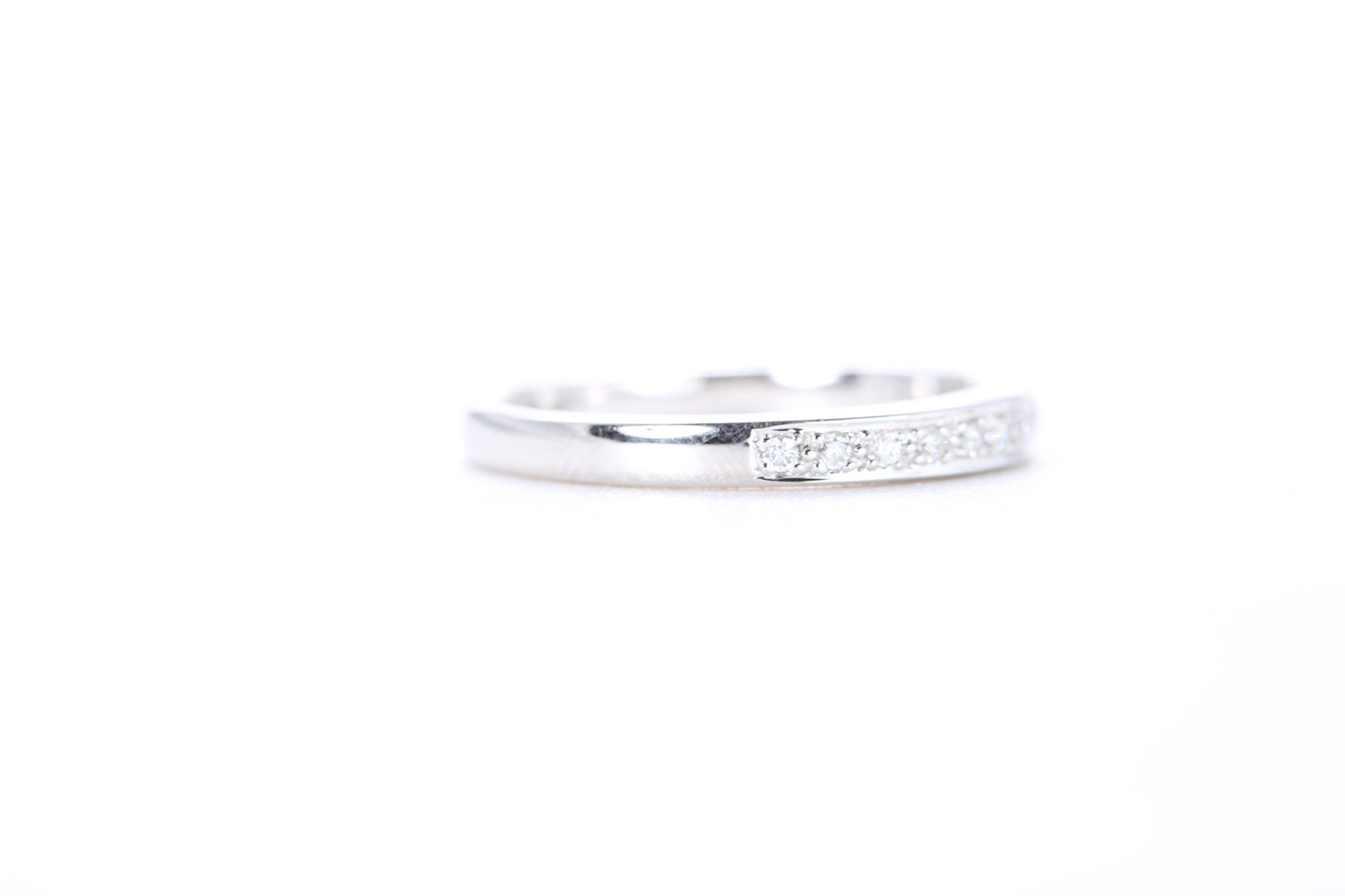 Single Row Pavé Diamond Ring 1/10 Carat