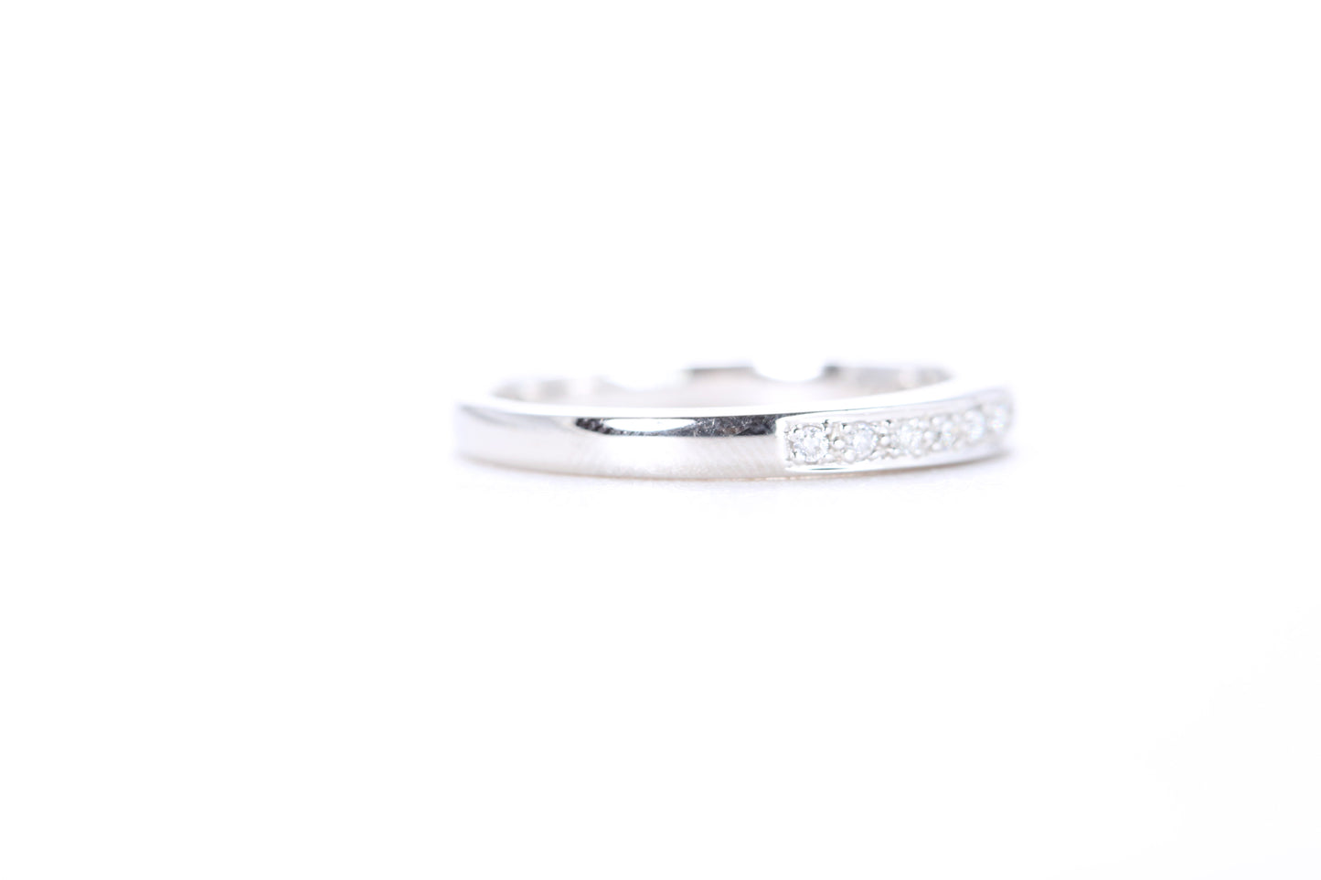 Single Row Pavé Diamond Ring 1/10 Carat