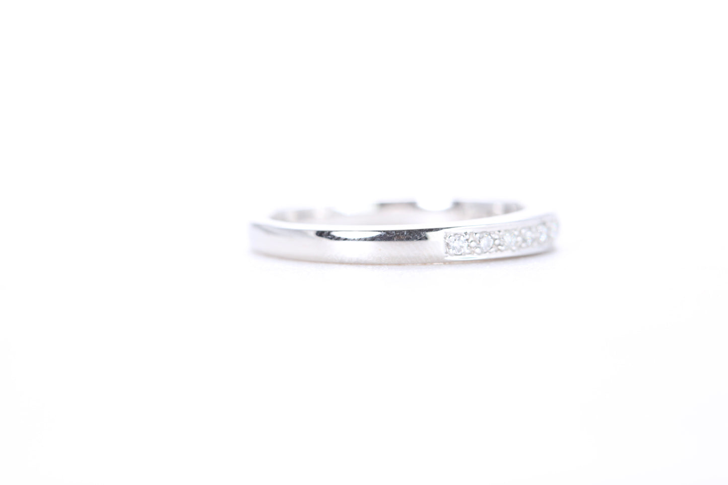Single Row Pavé Diamond Ring 1/10 Carat