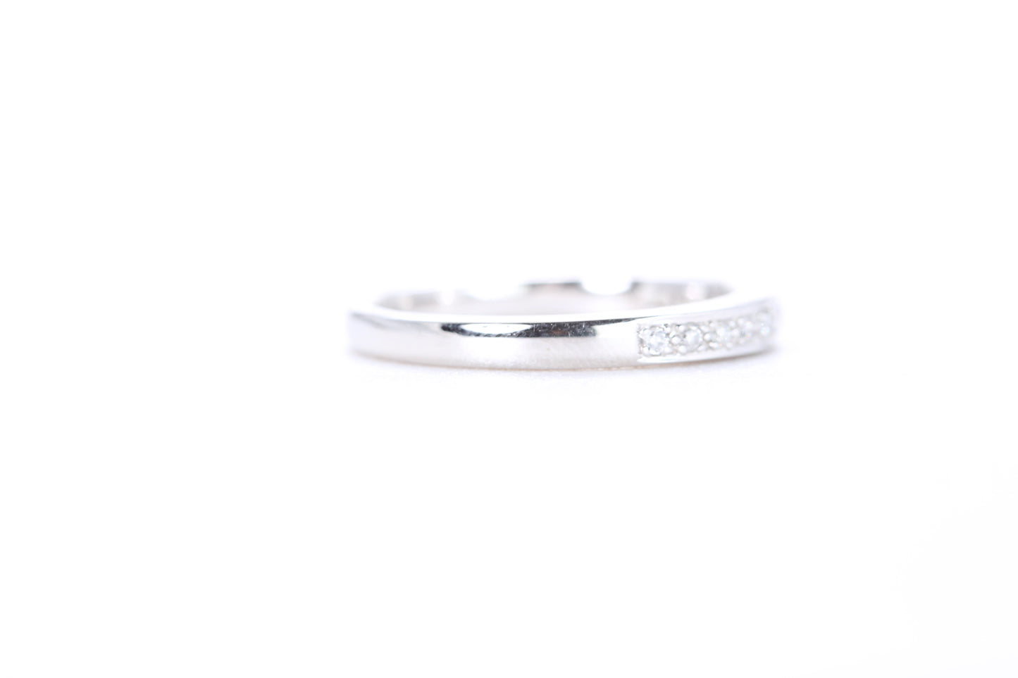 Single Row Pavé Diamond Ring 1/10 Carat