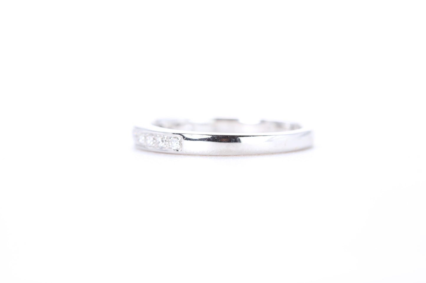 Single Row Pavé Diamond Ring 1/10 Carat