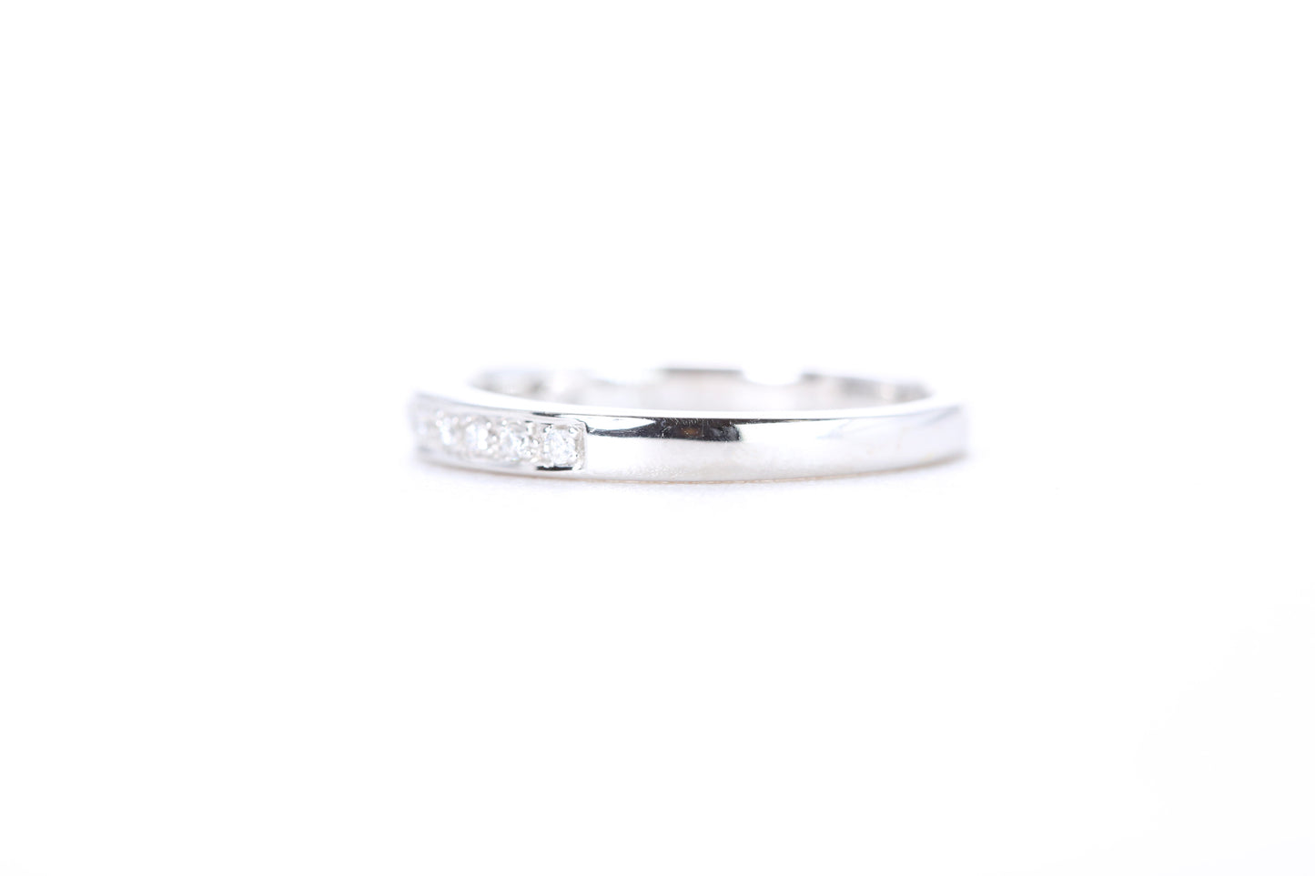Single Row Pavé Diamond Ring 1/10 Carat