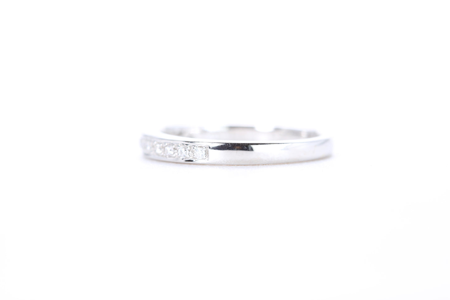 Single Row Pavé Diamond Ring 1/10 Carat