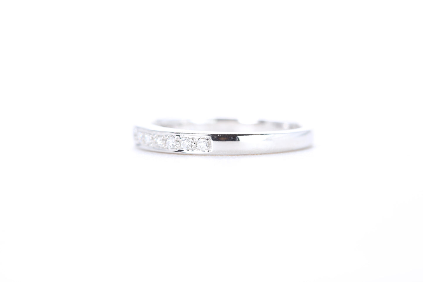 Single Row Pavé Diamond Ring 1/10 Carat