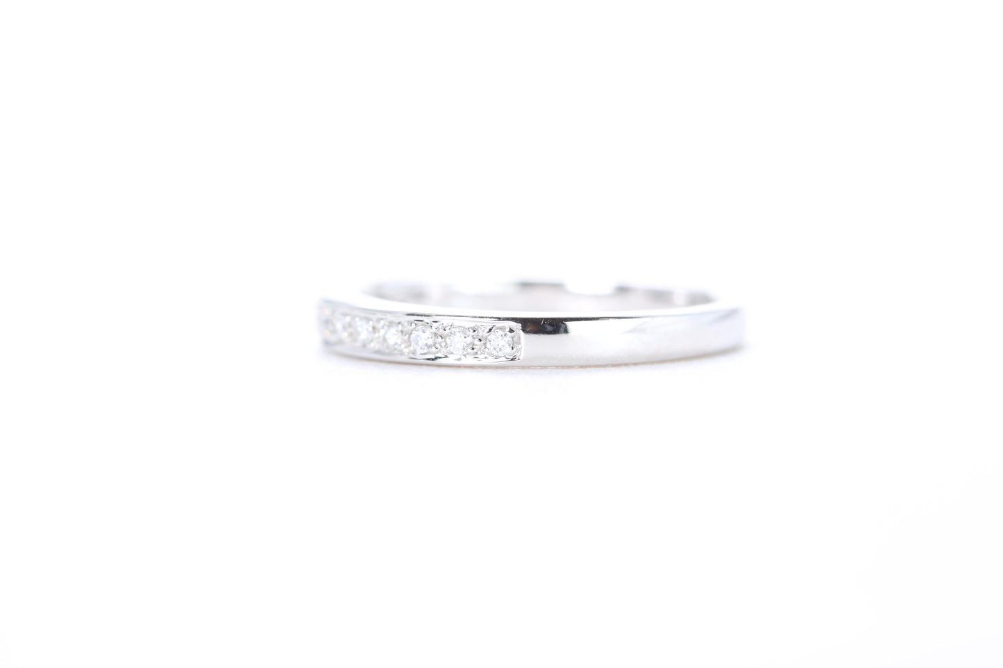 Single Row Pavé Diamond Ring 1/10 Carat