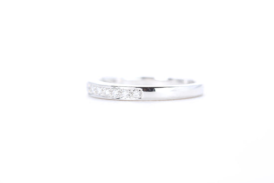 Single Row Pavé Diamond Ring 1/10 Carat