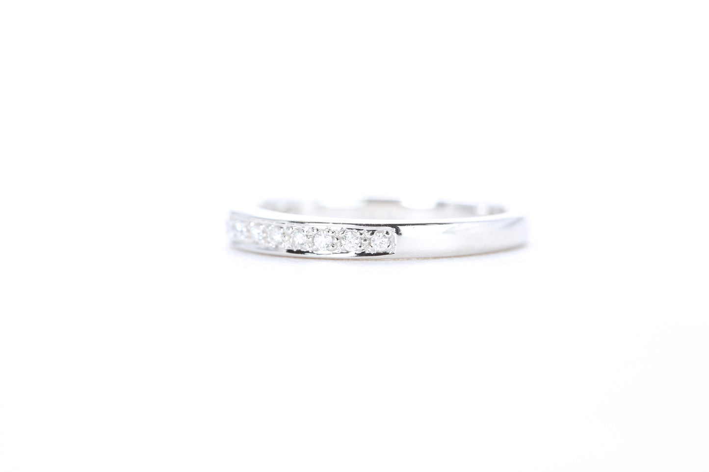 Single Row Pavé Diamond Ring 1/10 Carat