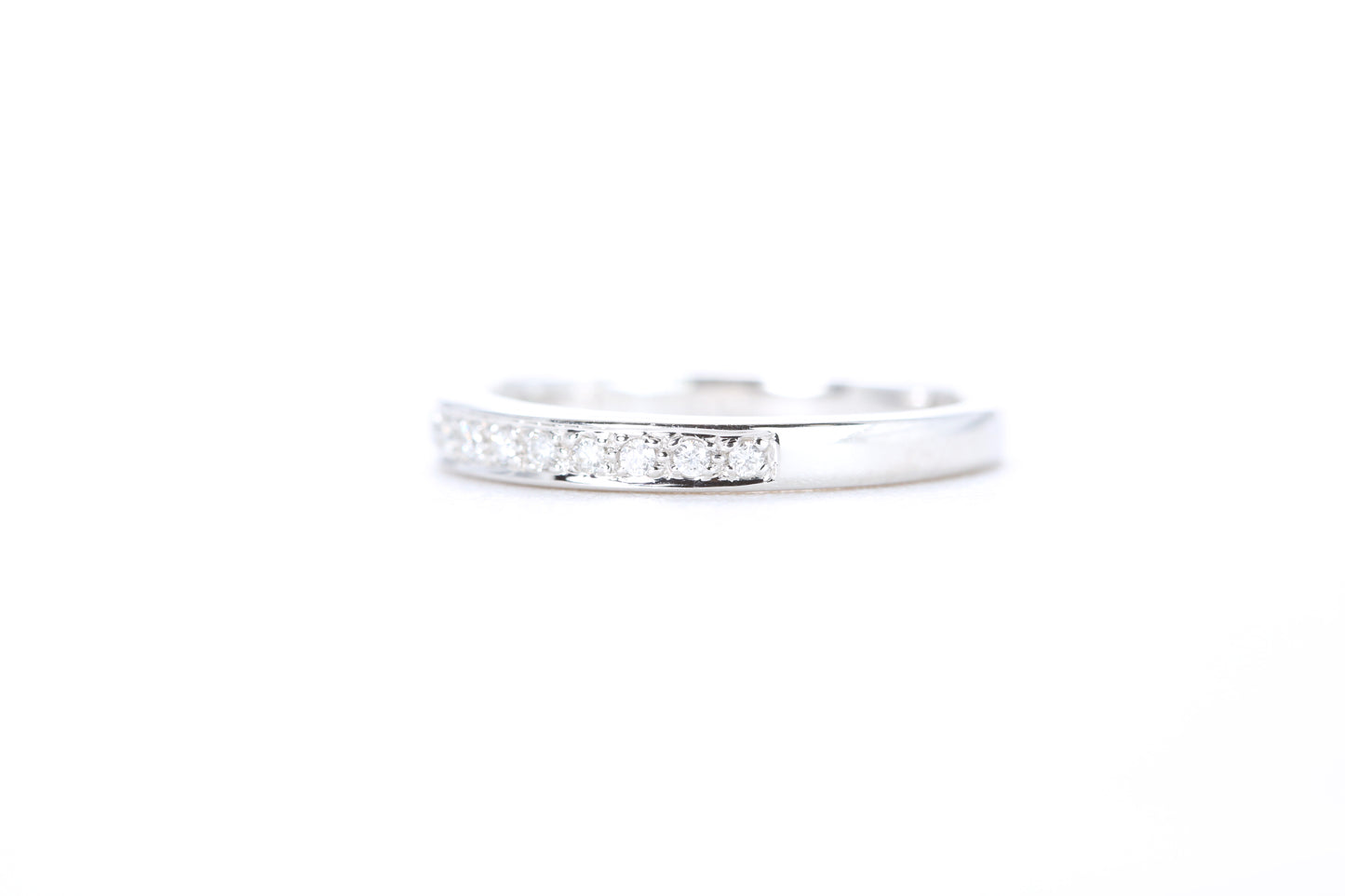Single Row Pavé Diamond Ring 1/10 Carat