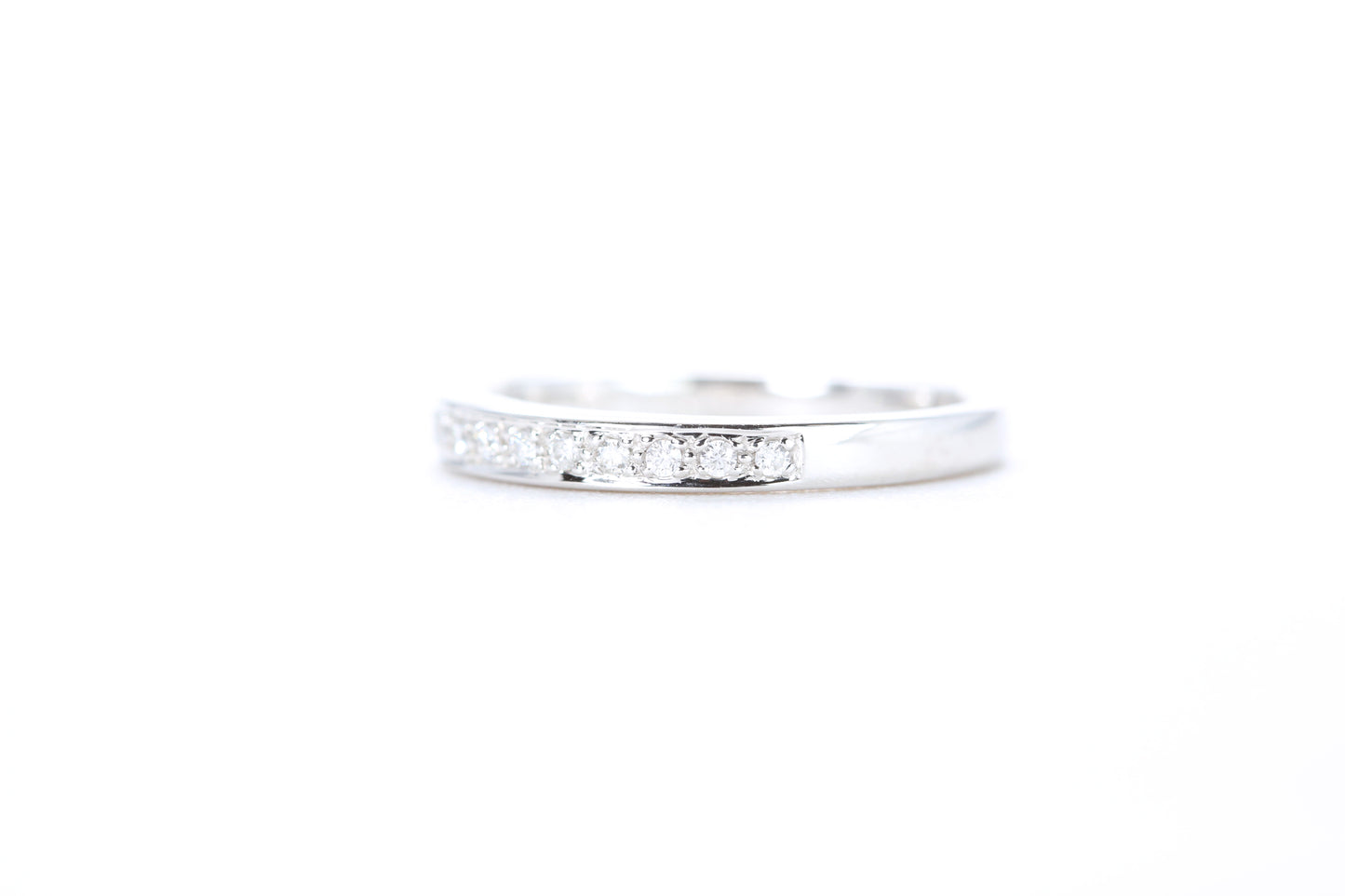 Single Row Pavé Diamond Ring 1/10 Carat