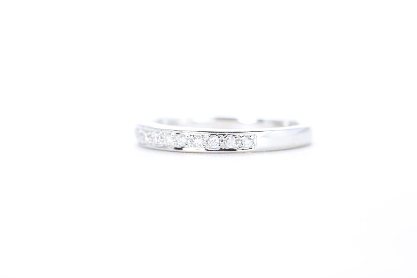 Single Row Pavé Diamond Ring 1/10 Carat